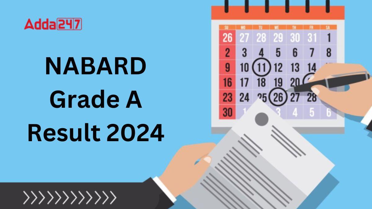 NABARD Grade A Result 2024, Phase 1 Result Release Date Exams