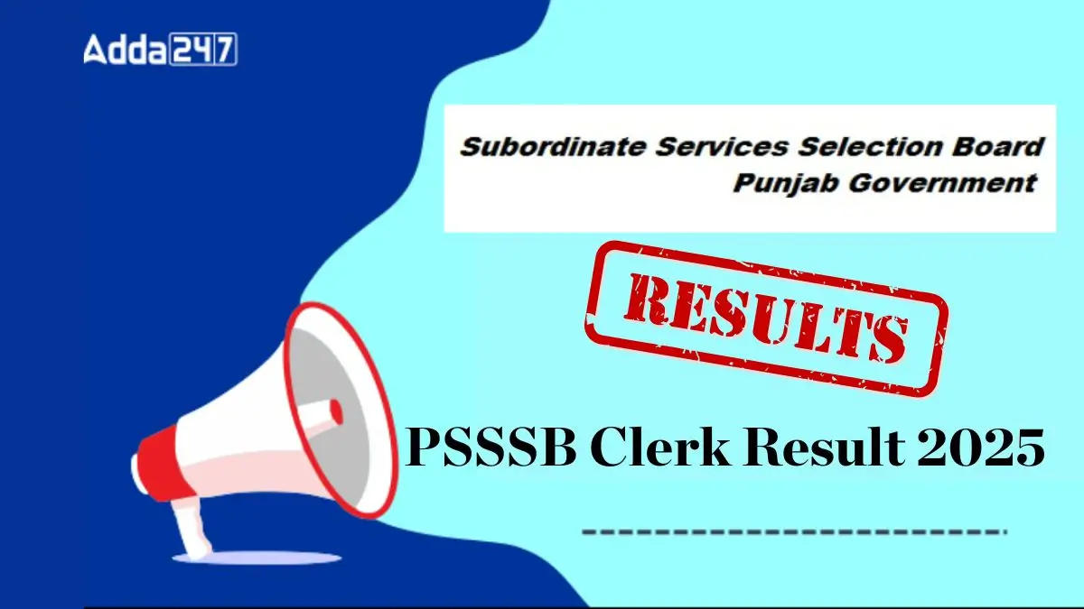 psssb clerk result 2025