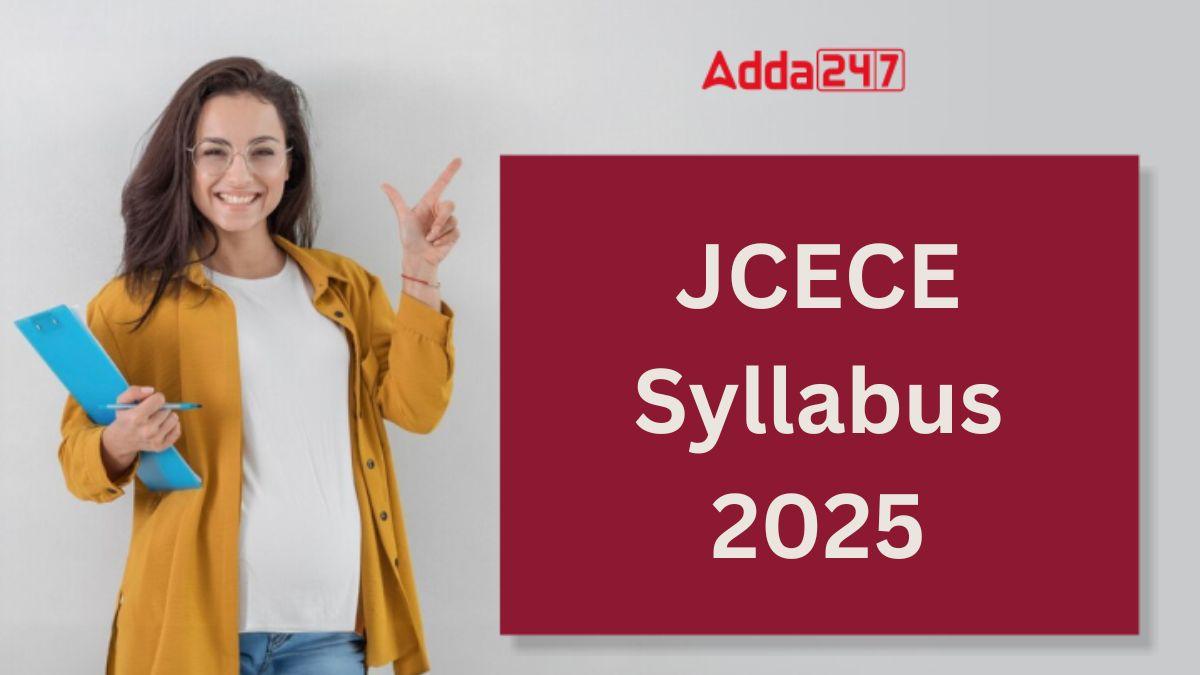 JCECE Syllabus 2025