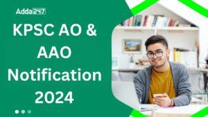 KPSC AO and AAO Notification 2024