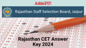 Rajasthan CET Answer Key 2024