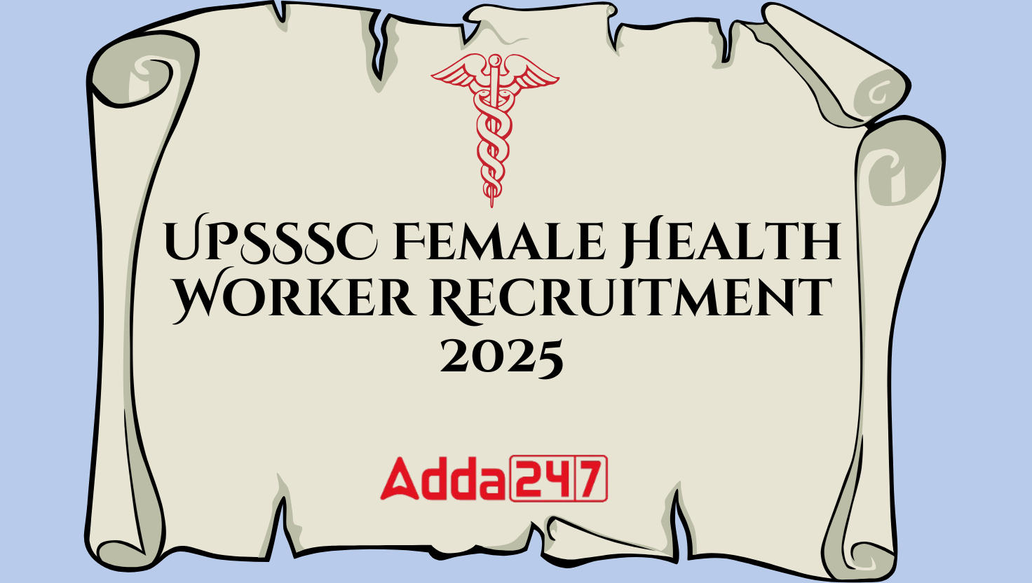 UPSSSC Female Health Worker Recruitment 2025