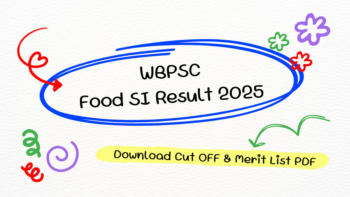 WBPSC Food SI Result 2025