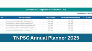 TNPSC Annual Planner 2025