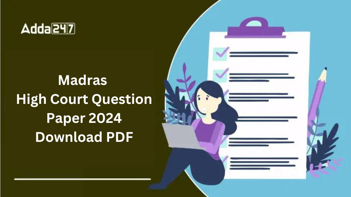 Madras High Court Question Paper 2024