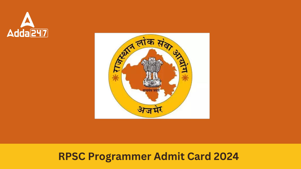 RPSC Programmer Admit Card 2024