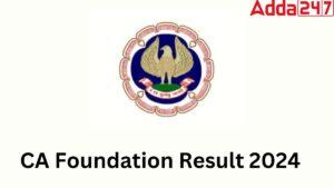 CA Foundation Result 2024