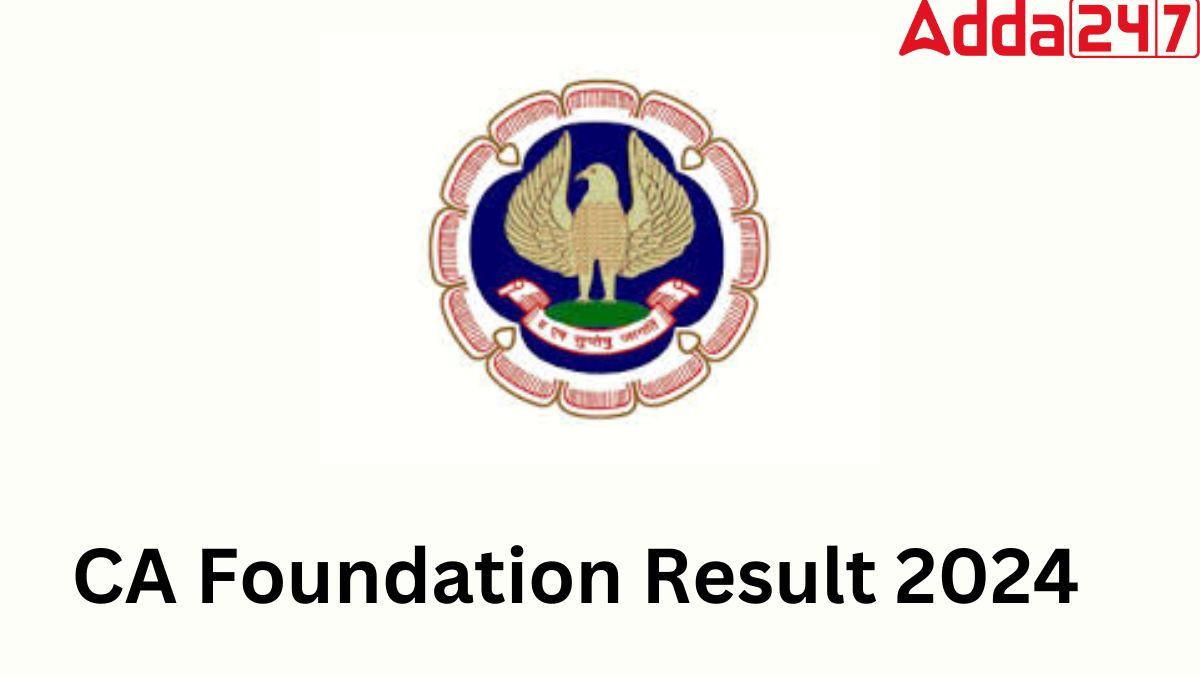 CA Foundation Result 2024