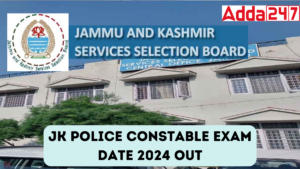 JKSSB Police Constable Exam Date 2024