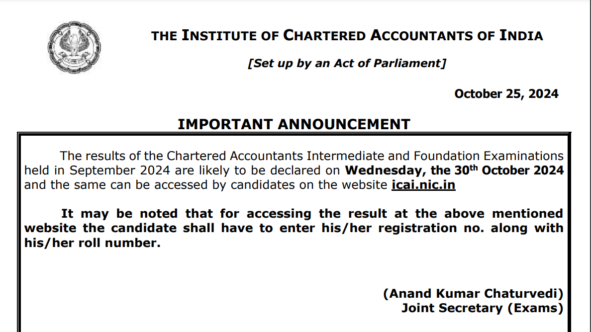CA Intermediate Result 2024