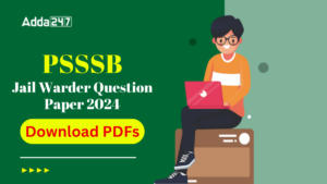 PSSSB Jail Warder Question Paper 2024