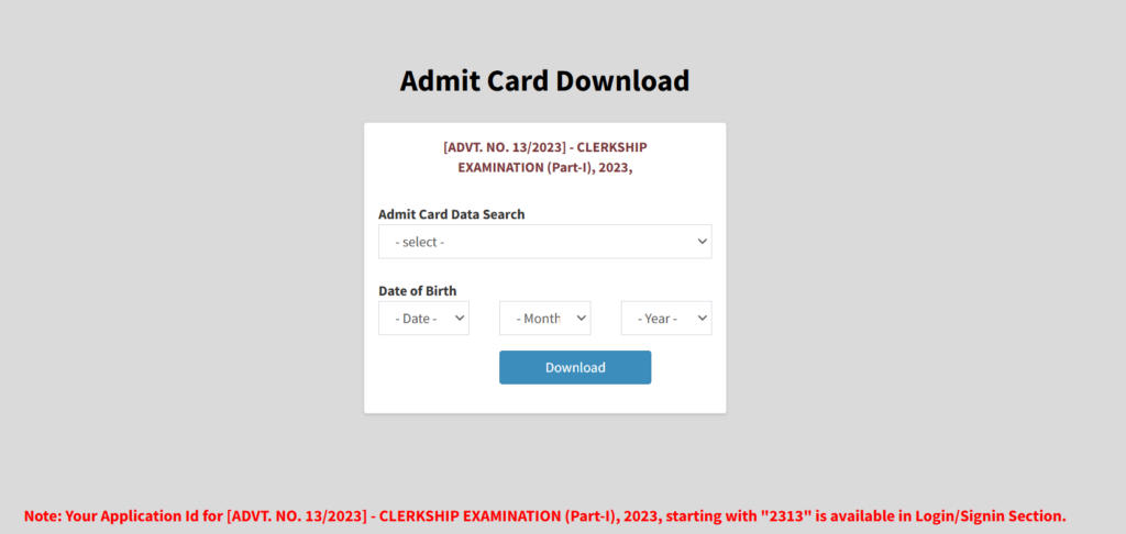 WBPSC Clerkship Admit Card 2024 Out, Download Link Here_3.1