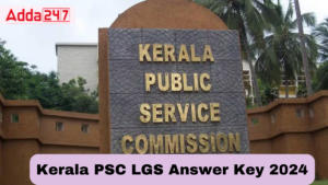 Kerala PSC LGS Answer Key 2024