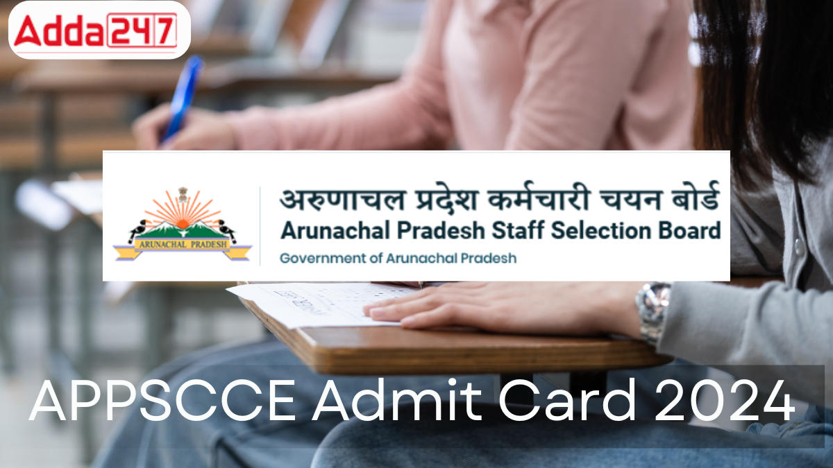 APPSC CCE Admit Card 2024