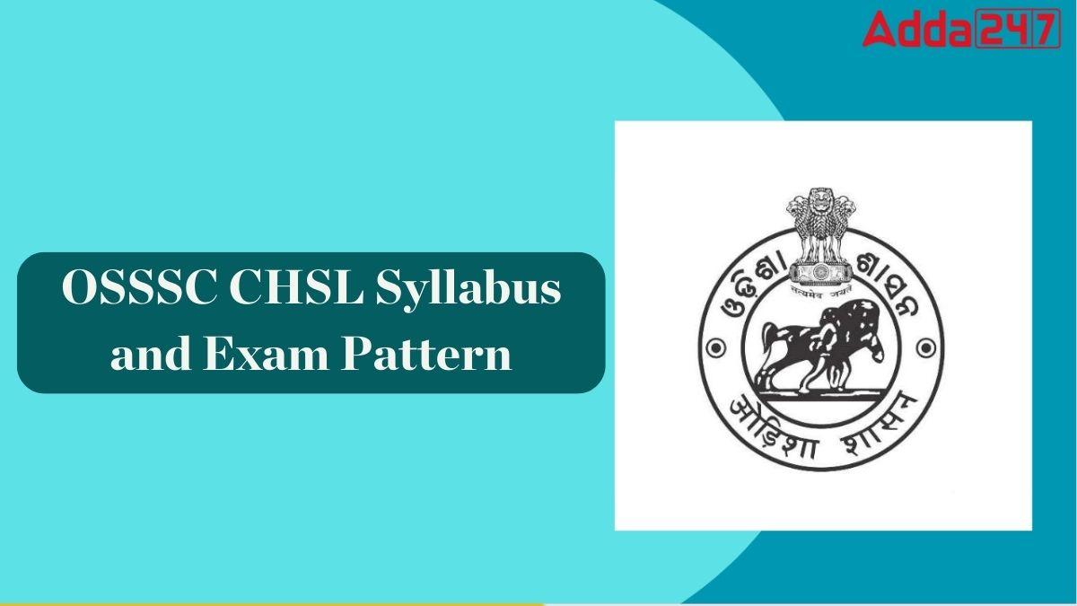 OSSC CHSL Syllabus