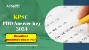 KPSC PDO Answer Key 2024