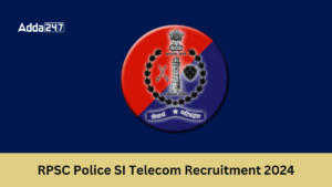 RPSC Police SI Telecom Recruitment 2024