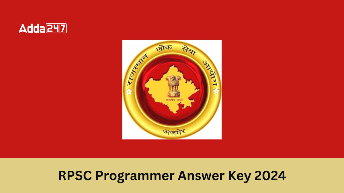 RPSC Programmer Answer Key 2024