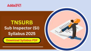 TNUSRB SI Syllabus