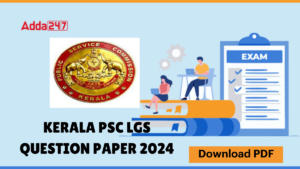 Kerala PSC LGS Question Paper 2024