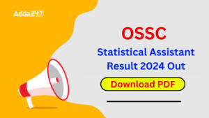 OSSC Statistical Assistant Result 2024