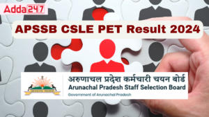 APSSB CSLE PET Result 2024