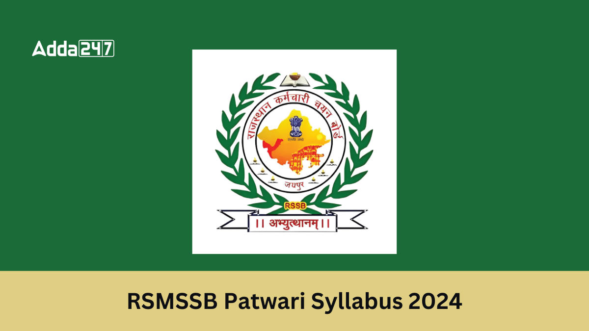 RSMSSB Patwari Syllabus