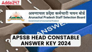 APSSB Head Constable Answer Key 2024