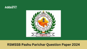 RSMSSB Pashu Parichar Question Paper 2024