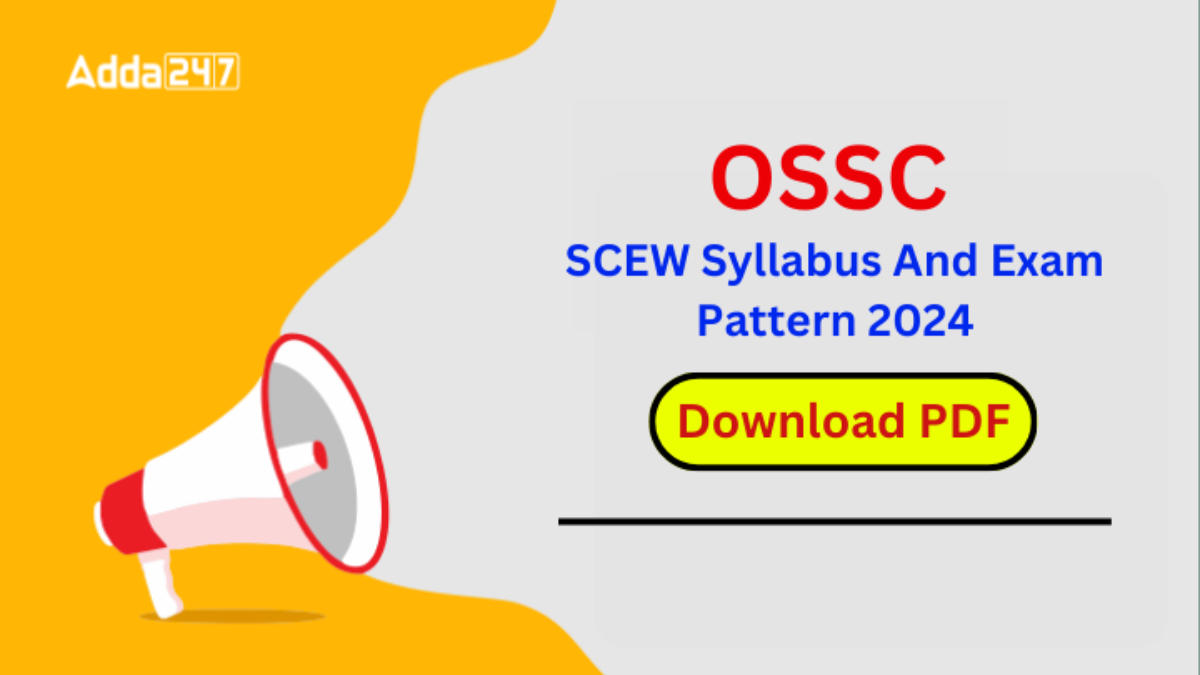 OSSC SCEW Syllabus