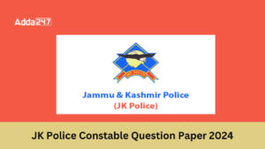 JK Police Constable Question Paper 2024