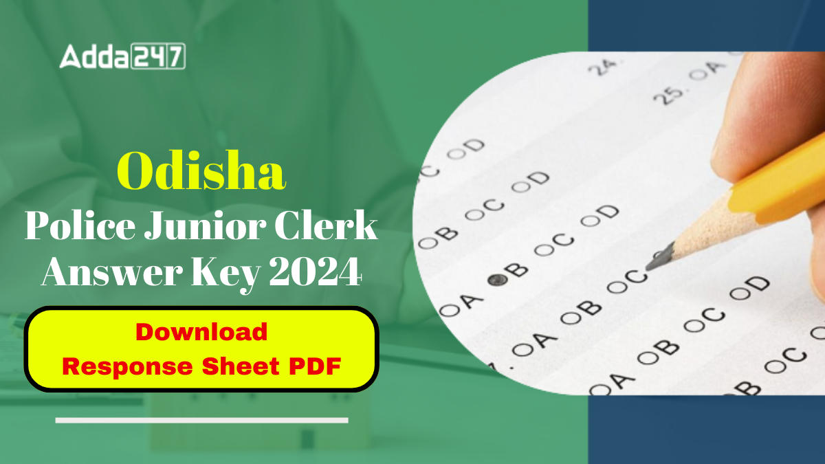 Odisha Police Junior Clerk Answer Key 2024