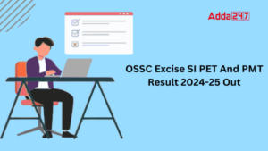 OSSC Excise SI PET And PMT Result 2024-25