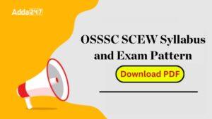 OSSC SCEW Syllabus