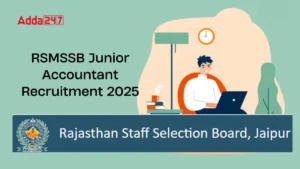 RSMSSB Junior Accountant Recruitment 2025