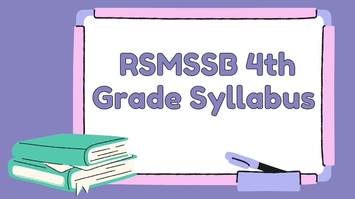 RSMSSB 4th Grade Syllabus 2025