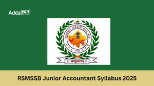 RSMSSB Junior Accountant Syllabus