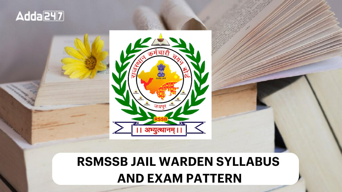 RSMSSB Jail Warden Syllabus 2024