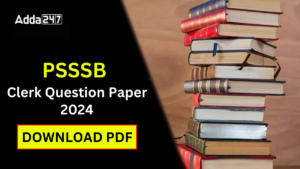 PSSSB Clerk Question Paper 2024