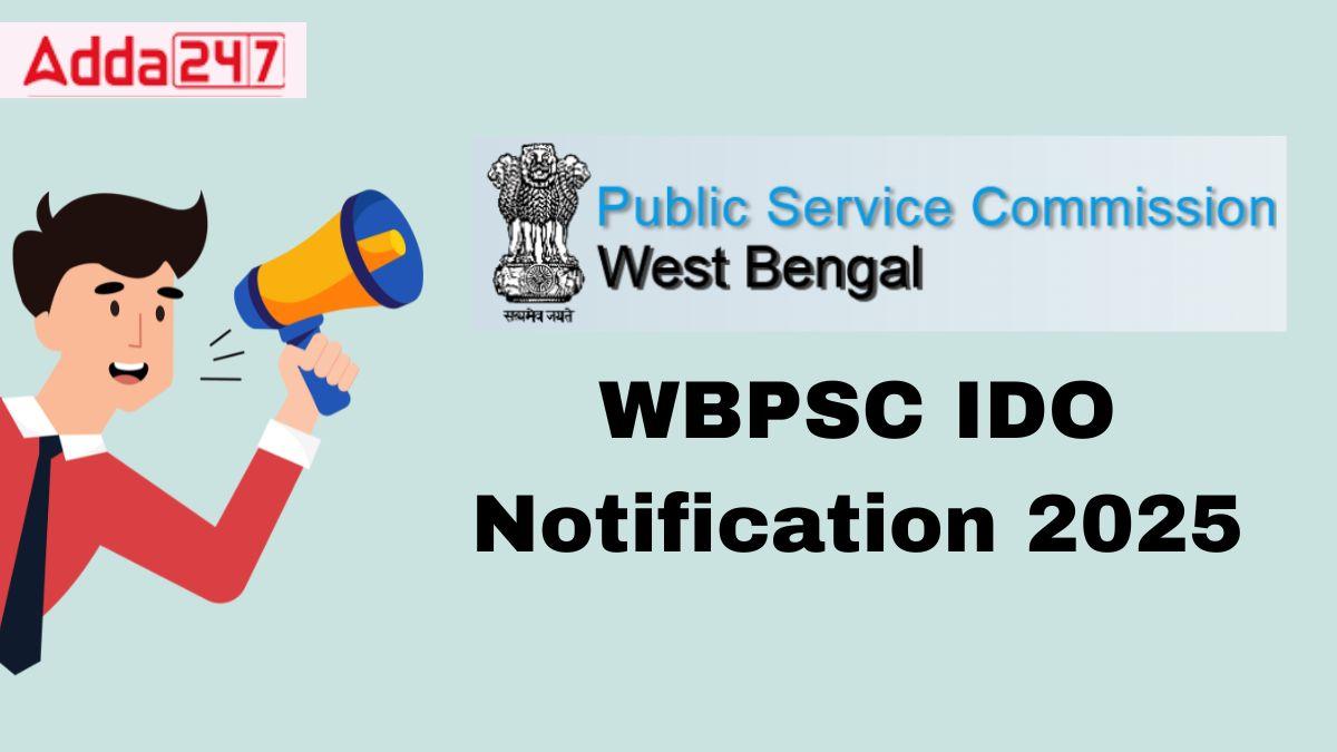 WBPSC IDO Recruitment 2025