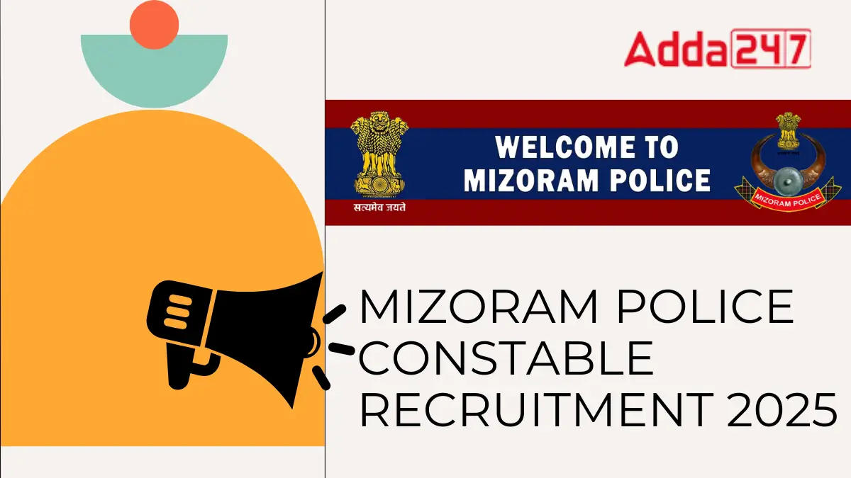 Mizoram police constable recruitment 2025