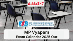 MP Vyapam Exam Calendar 2025 Out