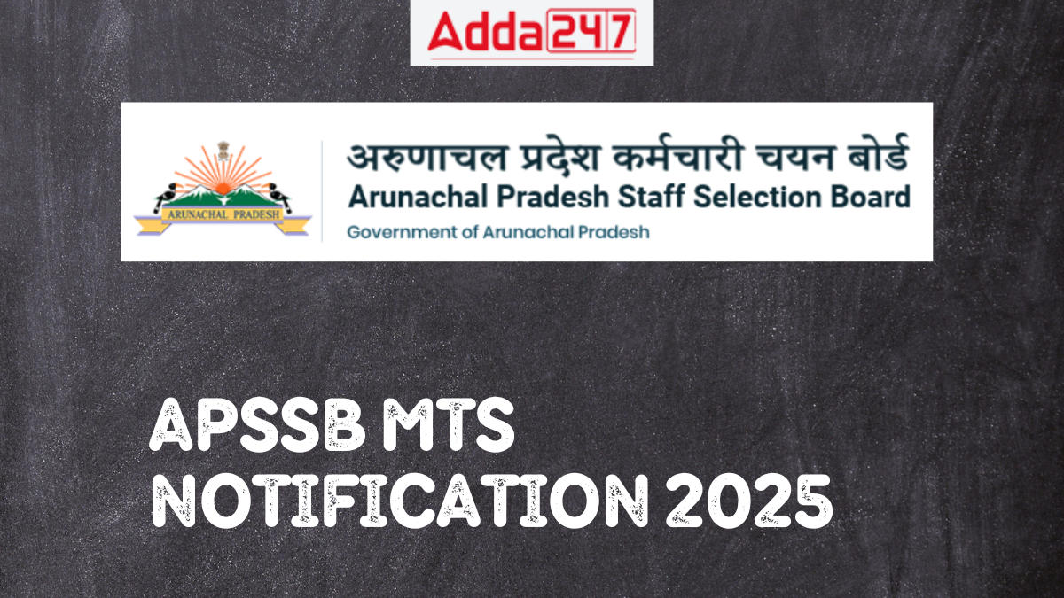 APSSB MTS Notification 2025 Out