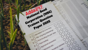 National Seed Corporation (NSC) Trainee Question Paper 2025