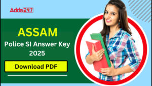 Assam Police SI Answer Key 2025