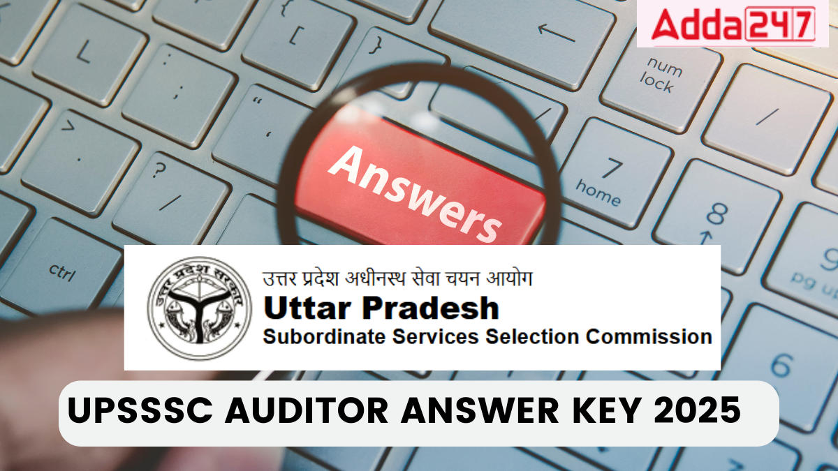 UPSSSC Auditor Answer Key 2025