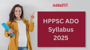 HPPSC ADO Syllabus