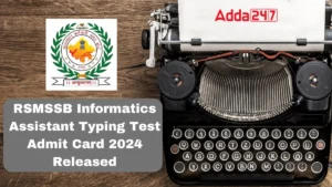 RSMSSB Clerk Typing Test Date 2025