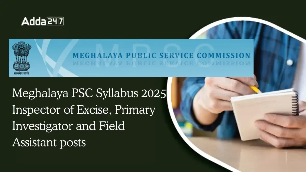 meghalaya psc syllabus