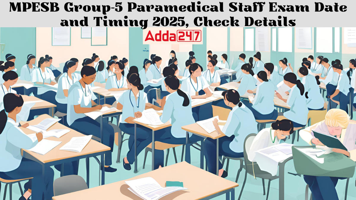 MPESB Group-5 Paramedical Staff Exam Date